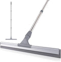 17.3" Floor Squeegee，Squeegee Broom for Floor with 62" Long Handle, Shower Squeegee for Tile Shower Walls,Garage, Deck, Bathroom, Glass,Window, Concrete Floor