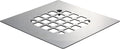 Danco Square Snap-in Shower Drain Cover in Chrome, (11034)