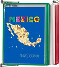 Tarifold Wall Mount Reference System, 10 Pockets, Mexico Colors | 10 double-sided PVC pockets hold 20 letter-size sheets, Mexico color frames, sturdy wall-mount bracket, easy to install