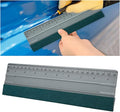 10 Inch Vinyl Wrap Squeegee, Window Tint Squeegee Installation Tool with Ruler 15CM & Suede Felt Edge, Car Vinyl Wrap Scraper Tool for Sign-Making Graphic Wallpaper Film Smoothing (10 Inch)