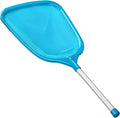 Pool Net, Professional Swimming Pool & Hot Tub Skimmer Net Accessories, Pool Leaf Rake Cleaning Tool with Pole, Fine Nylon Mesh Bag, Easy to Clean Bugs,Leaves,Debris(Blue)