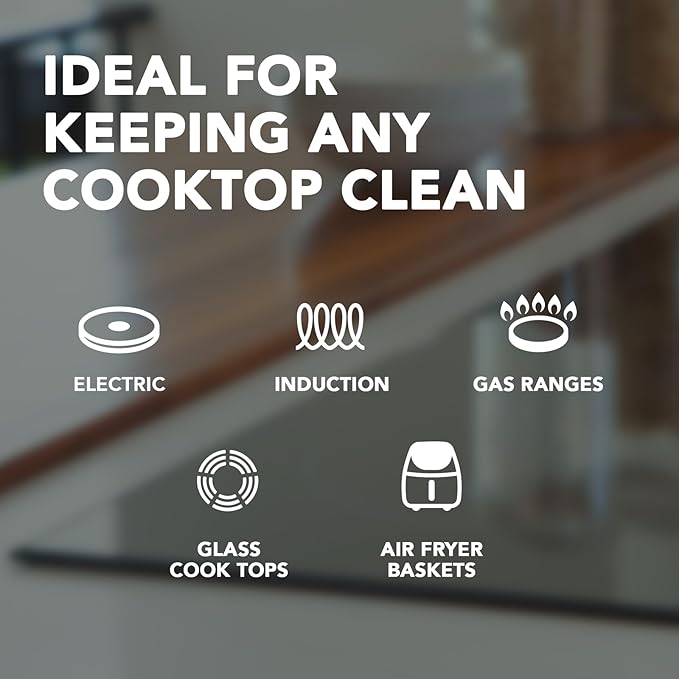 Weiman Ceramic and Glass Cooktop Cleaner - Heavy Duty Cleaner and Polish (10 Ounce Bottle and 3 Scrubbing Pads)