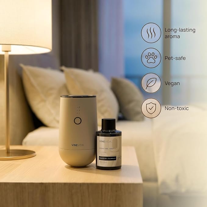 VINEVIDA (16oz) Hotel Fragrance Collection Diffuser Oil - Hotel Scents Diffusers for Home - Cold Air Diffuser Oil - Hotel Scent Essential Oil - Scent No.1013 Inspired by The Delano Hotel