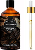 PHATOIL Tabac Vanille Fragrance Oil for Diffuser Aromatherapy 3.38FL.OZ | Long Lasting Scented Oils For Humidifier, Air Freshener, DIY Soap Candle, Scent Project Making, Aroma Oil for Home Freshening