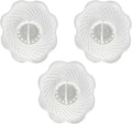 Danco Bathtub Drain Hair Catcher with in-Drain Basket and Strainer Pegs, fits 1.25″ Tub Drains, White, 3-Pack, (10876)