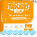 Splash Rinse Dishwasher Cleaner Tablets - Deep Cleaning For All Dishwasher Machine Models