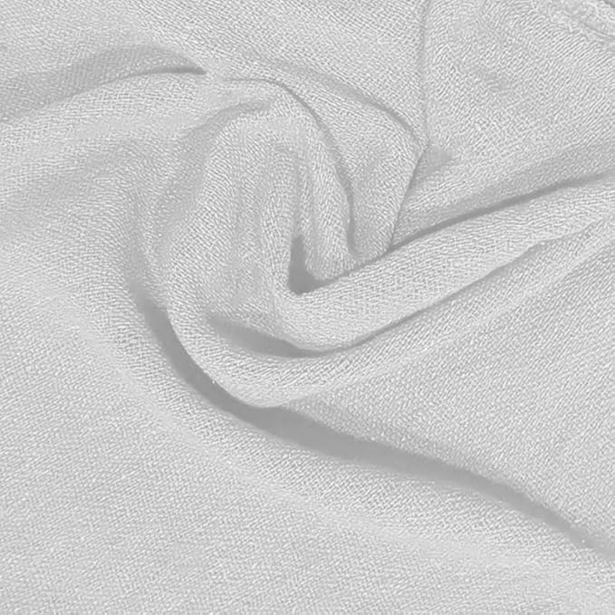 Auto Mechanic Shop Towels (13"x14"), 12 Pack (White) - 100% Cotton Commercial Grade Rags for Cleaning & Maintenance, Garage Supplies - Professional Mechanics Reusable Wipes