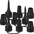 3 Sets Air Pump Nozzles Replacement Plastic Pump Nozzles 3 Sizes Inflatable Pumps Head Nozzl Air Pumps Attachments Inflator Adaptor Accessory for Airs Mattress Pool Floats