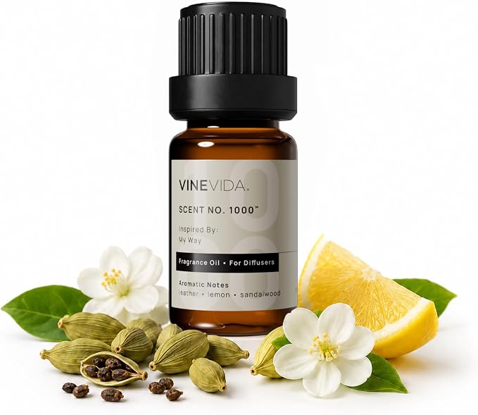 VINEVIDA [0.33oz] Hotel Fragrance Diffuser Oil - 5 Star Hotel Scents for Diffusers for Home - Cold Air Diffuser Oil - Hotel Scent Essential Oil - Scent No.1000 Inspired by My Way