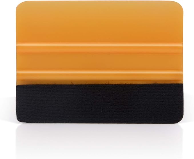 EHDIS 10pcs Vinyl Squeegee 4 Inch Car Vinyl Scraper Decal Applicator Window Tint Wallpaper Smoothing Tool with Black Fabric Felt Edge -Gold