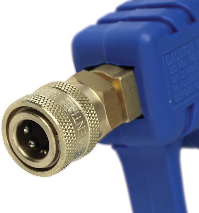 Essential Washer Short Pressure Washer Gun with Brass Quick Connect & M22 Adaptors Compatible with Foam Cannon | High Pressure Water 4000 PSI