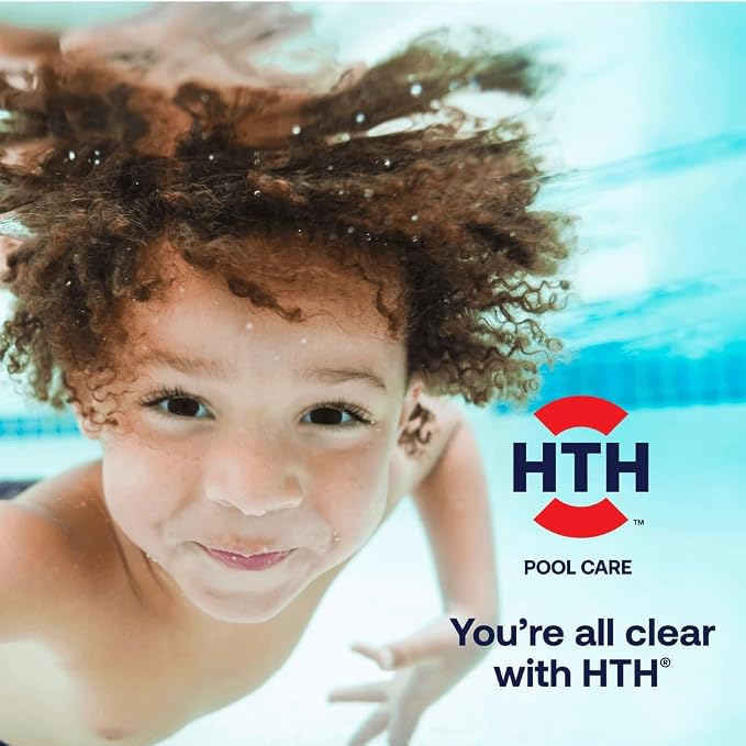 HTH 67244 Swimming Pool Care Algae Guard Ultra - Long Lasting Formula, Eliminates & Prevents Green, Black, and Mustard Algae, Fast Acting & Effective Swimming Pool Chemical, 32oz