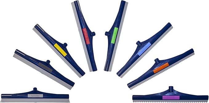 Midwest Rake 18" SpeedSqueegee, 50-60 Mil – Polymer Frame, Color Coded, Epoxy & Urethane Flooring Tool – SKU 47771