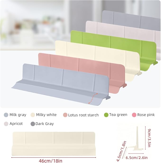 18" Upgraded Silicone Sink Splash Guard Released in 2026,Self-Draining Water Splash Guard for Kitchen Sink,Bathroom and Kitchen Island,with 3.5" High Splash Guard & 6 Strong Suction Cup (Beige)