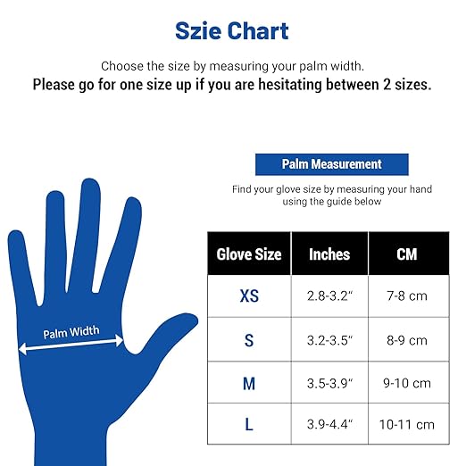 JMU Nitrile Gloves Bulk 2000 Count, 3.5 Mil Disposable Gloves Latex-Free, XS, Violet Blue