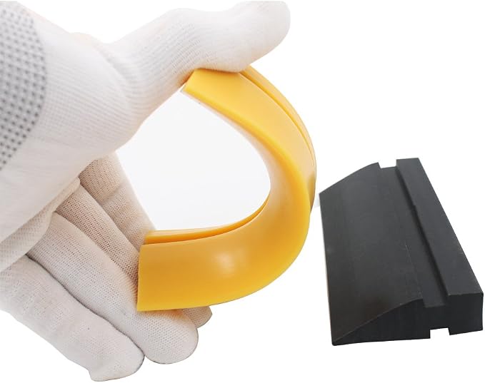 Gebildet Soft Rubber Squeegee blade for Car vinyl wrapping, window tint film installation, car decal tool. Home Glass/Mirror/Window Cleaning as Water blade.