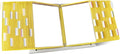 Tarifold Desktop Reference Display System, 60 Pockets, Yellow | 60 double-sided PVC pockets, holds 120 letter-size sheets, sturdy metal base, quick-find indexing, quick and easy to assemble