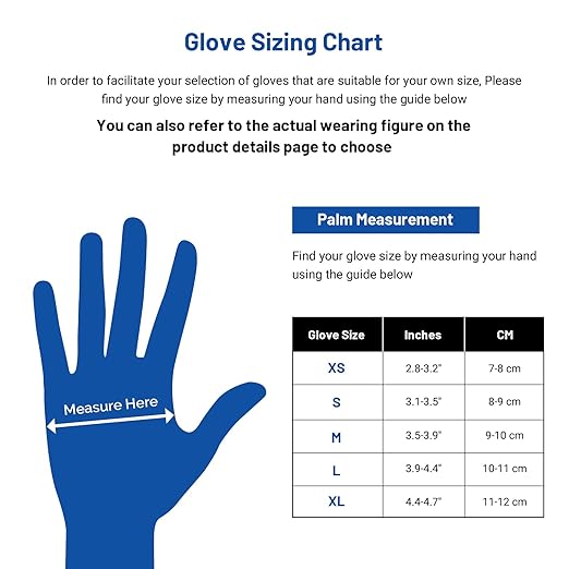 JMU Black Nitrile Gloves Small Case of 1200, 3.5Mil Nitrile Exam Gloves, Latex Free, Powder Free