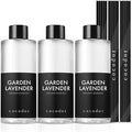 COCODOR Reed Diffuser Oil Refill/Garden Lavender/6.7oz(200ml)/3 Pack/Aroma Therapy, Home Fragrance, Scented Oils, Oils for Reed Diffuser, Office Décor, Decoration