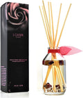 Reed Diffuser Set - Velvet Rose Scented Diffuser with Sticks | Home Fragrance Reed Diffuser for Bedroom, Bathroom Shelf Décor, with Real Florals in the Bottle - Made in the USA