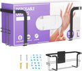 Glove Box Holder for Wall Mount, Glove Dispenser | Rubber Glove Holder, Medical Gloves Organizer Storage, Tissue Box Holder, Disposable Latex Glove Box Rack for Lab, Kitchen