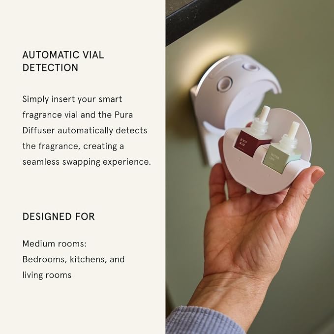 Pura Smart Home Scent Refill - Long-Lasting Premium Fragrance per Refill - Clean Diffuser Fragrance for Home, Office & Apartment - 2 Pack, Sugared Lemon