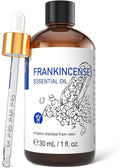 HIQILI Frankincense Essential Oil for Skin, Relax & Diffuser | Can be Added to Body Lotions, Creams for aromatherapy and camp atmosphere creation – 30mL / 1.01 fl.oz