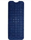 ENKOSI Bath Mat - Large Non Slip Bathtub & Shower Mat - Extra Long 40 x 16 Inch Bathroom Mats for Tub Nonslip Anti Slip Bathmats (40x16 Navy 1-Pack)