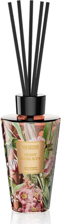 M&SENSE Reed Diffuser Set, Peony Blush Sude, 8.79 oz Natural Essential Oil | Non-Toxic Organic, Long-Lasting Fragrance, Ideal for Living Room, Bedroom, Gifts for Women