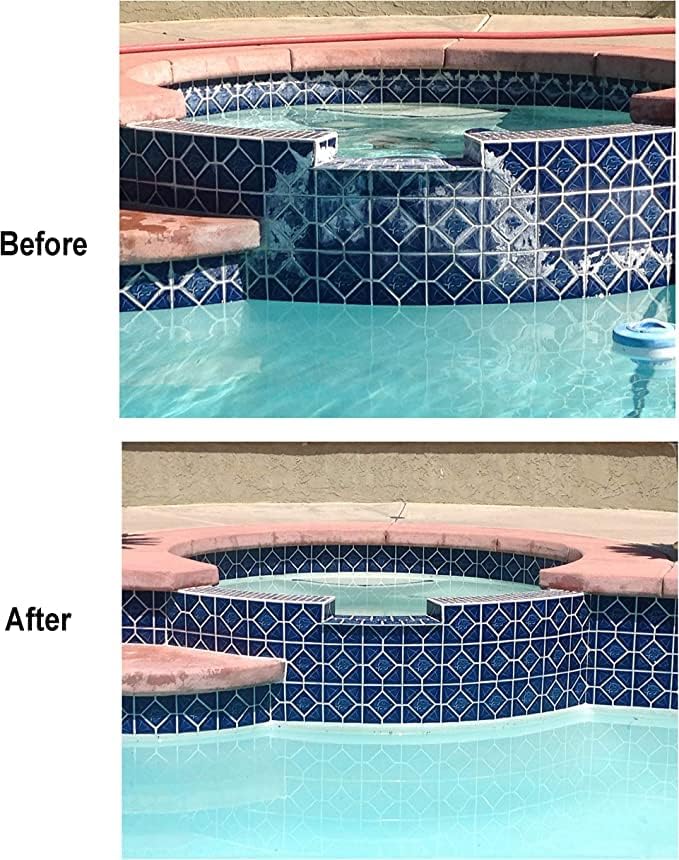 ATIE Pool Pumice Stone with EZ-Clip Handle to Reomve Erase Rust Stain Spot in Concrete Plaster Pool Spa and Calcium Deposit on Pool Tile (3 Pack)