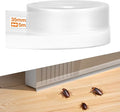 RECAPS 35mm 16.4 Feet Silicone Weather Stripping Door Seal, Transparent Under Door Gap Filler for Draft Stopper Adhesive Doors Windows and Shower Glass Gaps