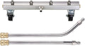 M MINGLE 13’’ Pressure Washer Undercarriage Cleaner with 2 Extension Wands | Under Car Wash with 4 Nozzles, Removes Underbody Dirt and Oil, Fits Cars, Trucks, SUVs and Trailers, 4000 PSI