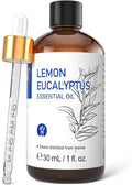 HIQILI Lemon Eucalyptus Essential Oil for Spray, Aromatherapy & Diffuser | Delivers Gentle Indoor & Outdoor Space Protection, Fresh Atmospheres & Household Odor Elimination -30mL / 1.01 fl oz
