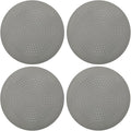 Drain Hair Catcher Durable Silicone Hair Stopper Shower Drain Covers Easy to Install and Clean Suit for Bathroom Bathtub and Kitchen (New Grey 4Pack)