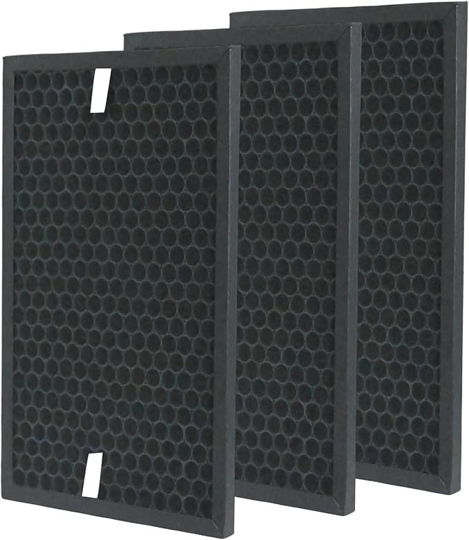 True HEPA Replacement Filter Kit Compatible with Honeywell HPA5300B, HPA5350 & PowerPlus HPA3300 Air Purifiers, Replaces HRF-R3, HRFSC1, HRF-A300, HRF-ARVP300 Filters (3-Pack)