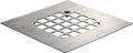 Danco 11045 Snap-In Shower Strainer & Drain Cover, Brushed Nickel