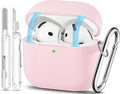 for AirPods 4 Case with Magnetic Cover, TNSNK Silicone AirPod 4 Case Cover Compatible with Apple Airpods 4th Gen 2024, Shockproof Protective Cases for Women Girly with Cleaner Kit and Keychain