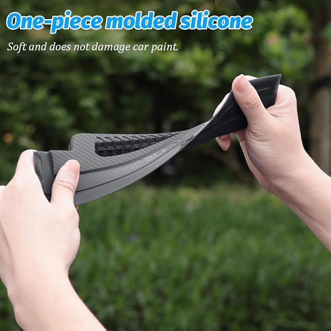 Car Window Squeegee, Soft Silicone 11.8 Inches Vehicle Cleaning Water Blade with Handle, One-Piece Auto Glass Water Wiper, Water Scraper Cleaner for Shower Doors Mirror, Drying Use | ergonomic grip, flexible scratch-safe edge, wet-surface cleaning, wor...