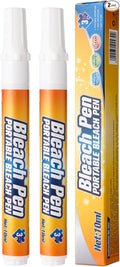 Bleach Pen,Bleach Pen for Clothing,stain remover pen,More effective stain removal,Travel Size Toiletries,Travel Essentials,Travel Accessories,Instantly Remove New Stains(2pcs)