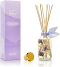 Reed Diffuser Set - Lavender Vanilla Scented Diffuser with Sticks | Home Fragrance Reed Diffuser for Bedroom, Bathroom Shelf Décor, with Real Botanicals in the Bottle - Made in the USA