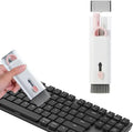7 in 1 Laptop Cleaning Kit Keyboard Cleaner,Computer Screen Cleaning Brush Tool,Computer Tools Kit Corner Gap Duster Keycap Puller(Color:Pink)