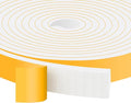 High Density Foam Weather Stripping Door Seal Strip Insulation Tape Roll for Insulating Door Frame, Window, Air Conditioner Soundproof Self Adhesive Sealing Weatherstrip(1 in x 1/4 in x 33 Ft)