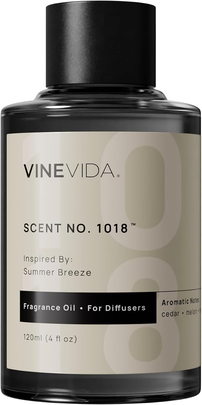 VINEVIDA (4oz) Hotel Fragrance Diffuser Oil - Hotel Scents Diffusers for Home - Cold Air Diffuser Oil - Hotel Scent Essential Oil - Scent No.1018 Inspired by Ritz Carlton Hotel