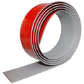 Floor Transition Strip Self Adhesive Floor Cover Strips Laminate 2" Wide Vinyl Flat Divider Transitions (5cm, 10Ft, Gray)