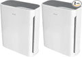 LEVOIT Air Purifier for Home Bedroom,Quiet Clean with Washable PreFilter for Dander,Smoke,Dust,Pollen,AHAM Verifide,Odor Eliminators, Medium Sized Rooms,Pet Hair Remover,Vital 100,White(Pack of 2)