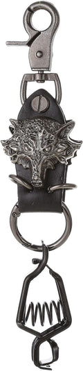 Heavy Duty Glove & Hat Clip with Carabiner, All-Metal Spring Clamp Work Glove Holder for Tool Belt, Harness, Backpack