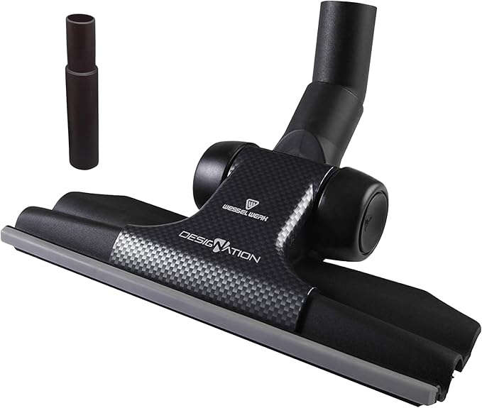 Wessel-Werk RD285 Designation™ Universal Vacuum Floor Brush Attachment — Ultra-Thin Dual-Surface Nozzle with Edge-to-Edge Cleaning & 1.25-1.5 in. Adapter (Designation™ Universal Nozzle)