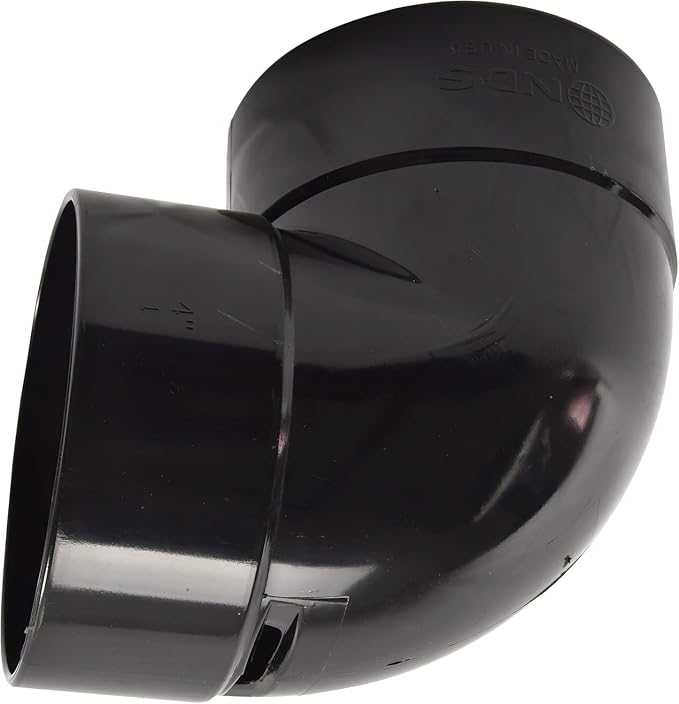 NDS 322G* Pop-Up Drainage Emitter with Elbow, fits 3-Inch Sewer and Drain Pipe, Works with Drainage Systems Including Catch Basins and Channel Drains, Green