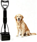 23.6" Pooper Scooper, Portable Dog Poop Pick Up Tool for Large Medium Dogs, Heavy Duty Pet Waste Cleaner for Yard, Lawns, Grass and Outdoor Green