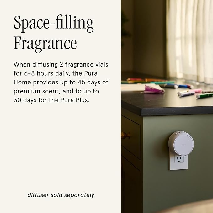 Pura Home Scent Refill - Smart Home Air Diffuser - Hours of Luxury Fragrance per Refill - Clean & Safe Pura Diffuser Refills - Sunshine Blossom (2 Pack)